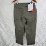 Sundry Olive Green Belted Cargo Pants Women's Size 28 Stripe Detail Cropped Photo 6