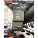 Ali Miles Black Colorblock Abstract 3/4 Sleeve Tunic Top Modern Chic Sz PM Photo 3