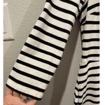 Kate Spade Floral White Black Striped Fit And Flare Mini Dress Photo 4