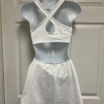 SheIn SHEIIN White Athletic Golf Workout Mini Tennis Dress Photo 7