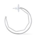 𝅺KENNETH Jay Lane Earrings Silver Photo 1