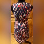 Boden Confetti Printed Stretch‎ Cotton Sleeveless Lined Sheath Dress Blue Sz 2P Photo 8