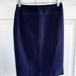T Tahari  Navy Pencil Skirt Photo 0