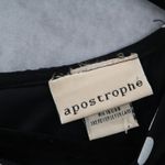 Apostrophe  Black Polka Dot Sleeveless Dress Knee Length Retro Tie Chic Large 12 Photo 7