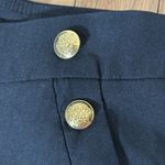 Nanette Lepore  Sailor Button Pull On Pant Black size M Photo 3