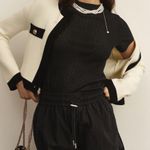 Anthropologie  PILCRO XXS Sheer Black Tee Photo 3