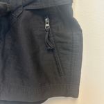 joe's jeans Joe’s Jeans Black High-Waisted Belted Utility Shorts Linen-Blend Gorpcore Sz 30 Photo 3