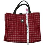 Kate Spade Vintage Dot Noel Jacquard Tote - Burgundy Red - Monogram Collection Photo 6