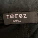 Terez  Black Satin Silky Elastic Waist Pull On Stretch Activewear Sweatpants Sz S Photo 3