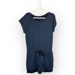 Smartwool Active Reset Romper Womens Size Large Merino Wool Heather Blue Lounge Photo 1