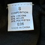 Womens Shawl Sweater S Black Long Sleeve Fringe‎ Cowl Neck Wrap Sweater Photo 2