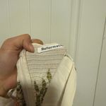 Reformation  Nikita Jolie Cream Floral Dress Photo 6