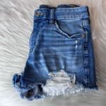 American Eagle Curvy High Rise Shortie Size 6 Jean Shorts Photo 12
