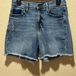 a.n.a Blue High-Rise Midi Short w/ 5” Inseam Photo 0