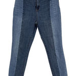 PacSun  Blue Colorblock High Rise Ankle Jegging Womens Jeans 28 Skinny Denim Photo 0