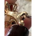 14K Yellow Gold Multicolor Jade Clip On Earrings Approx. 7g Vintage Photo 8