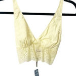 Free People Yellow Daybreak Lace Bralette Size XS Photo 0