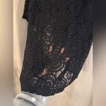a.n.a  Bathing Suit Black Lace Coverup Photo 1