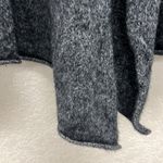 AQUA Cashmere Heathered Black Open Front Cardigan S Photo 1