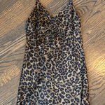 ZARA Leopard Print Slip Dress size XS Like new Photo 0