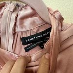 Something Navy  Easy Tie Neck Top Pink Size‎ XS Photo 10