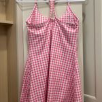 Halara pink and white workout dress Photo 1