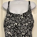 Hurley  Black & White Racerback Primal Wave UPF 50+ Swimsuit Size XXL EUC #1717 Photo 4
