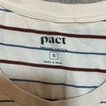 Pact  Organic‎ Cotton Striped 3/4 Sleeve Scoop Neck Top - Casual Everyday Photo 1