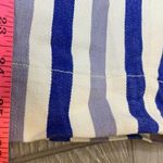 Madewell NWOT Tapered Pants in Stripe blue white denim Photo 3