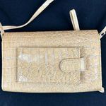 Buxton Faux Croc Clutch Purse Strap Checkbook Cover Photo 0