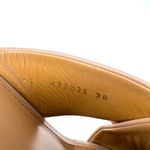 Saint Laurent Loulou Crisscross Leather Mules in Nude Beige – Size 38 | 8 Photo 7