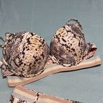 Aerie RI Resort Two Piece Python Printed Bathing‎ Suit Size M D24 Photo 3