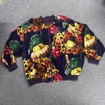 Silk Club Floral Hawaiian Bomber Style Jacket XL XXL Yellow Photo 0