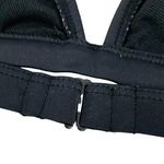 AQUA  Swim Womens Black Tie Up Halter Neck Bra Top Size Medium Photo 3