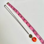 Turkish RARE Empire SILVER COIN carnelian pendant necklace Orange Photo 7