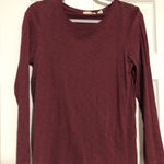 Christian Siriano long sleeve t‎ shirt size large. Red Photo 0