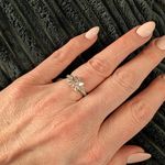 None 🆕 💍 NEW 925 Sterling Silver Pink CZ Princess Ring Engagement Wedding Valentine Photo 3