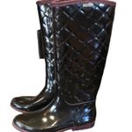 Tommy Hilfiger Hilfiger tufted faux quilt 16” tall rain boots Women’s Size 10 Photo 0