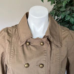 Loft Ann Taylor Olive Tan Utility Jacket Photo 1
