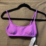 Billabong NWT  Tanlines Avery Mini Swim Top Purple Size Small Padded Photo 0