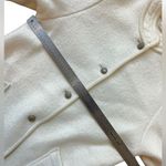 Vintage J. Kaufmann Wool Jacket Coatigan Ribbed Knit Trim Long Cream Size 10 Photo 11