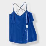 Lilly Pulitzer Sunset Top 100% Silk in True Navy Size S Photo 2