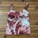 Nike  Pink & Black  Tie-Dye Tankini Swimsuit Womens Size Medium Vacation Beach Photo 9