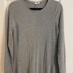 H&M Grey Ribbed Mini Sweater Dress Photo 1