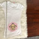 Tummy Ts Baby Girl White Maternity Tee Size M Photo 4