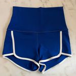 Free People Movement Sapphire Skies Combo Blue White Island Time Shorts Photo 1