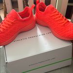 APL  Neon Orange Athletic Shoes Photo 1