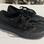 Vans  All-Black Canvas Sneakers Photo 0