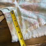 Aerie  Floral Shorts Denim Boyfriend Bermuda Tropical Pastel Small Distressed Photo 7