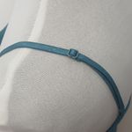 Bisou Bisou by Michele Bohbot teal ruffle spaghetti strap tank top size 8 Photo 7